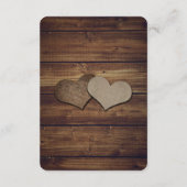 メイスン素朴ジャールバーンウッドアコモデーションカード エンクロージャーカード (裏面)