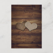 メイスン素朴ジャールバーンウッドアコモデーションカード エンクロージャーカード (裏面)