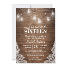 メイスン素朴ジャールライトスウィート16誕生日パーティー