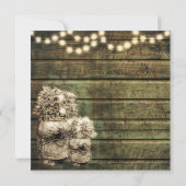 メイスン素朴ジャー婚約招待状 招待状 (裏面)