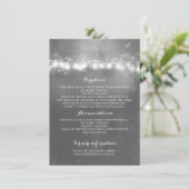 メイスン素朴ジャー結婚の詳細 エンクロージャーカード (スタンド正面)