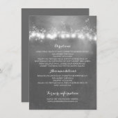 メイスン素朴ジャー結婚の詳細 エンクロージャーカード (正面/裏面)