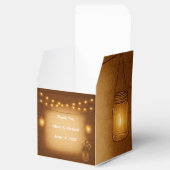 メイスン素朴ジャー結婚式の引き出物ボックス フェイバーボックス (オープン)