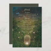 メイスン素朴ジャー魅惑された森の詳細カード エンクロージャーカード (正面/裏面)