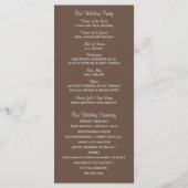 メイスン素朴ジャー・アンド・ワイルドフラワープログラム プログラム (裏面)