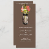 メイスン素朴ジャー・アンド・ワイルドフラワープログラム プログラム (正面/裏面)