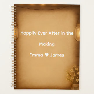 メイスン素朴ジャー&ストリングライトウェディングプランナー プランナー手帳