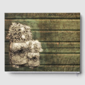 メイスン素朴ジャー(ベビーの息) ゲストブック (裏面)