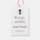 メイスン素朴ジャー・モノグラム国結婚式 ギフトタグ (正面)