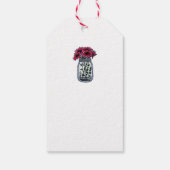 メイスン素朴ジャー・モノグラム国結婚式 ギフトタグ (裏面)