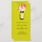 メイスン素朴ジャー・ワイルドフラワーデイジープログラム プログラム (正面/裏面)