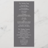 メイスン素朴ジャー・ワイルドフラワーデイジープログラム プログラム (裏面)