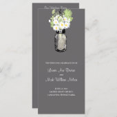 メイスン素朴ジャー・ワイルドフラワーデイジープログラム プログラム (正面/裏面)