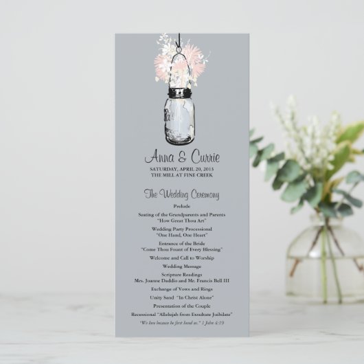 メイスン素朴ジャー・ワイルドフラワープログラム プログラム (スタンド正面)