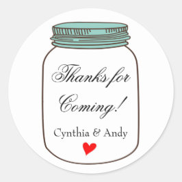 メイスン素朴・ジャースがスティッカーを支持 |ステッカスタムカー ラウンドシール