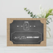 メイスン素朴・ジャー・ラップが私の名誉の宝だ 招待状 (スタンド正面)