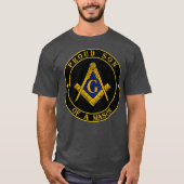 メイスン誇りを持ったフレメーソンの象徴ルイス・ファアの息子 Tシャツ (正面)