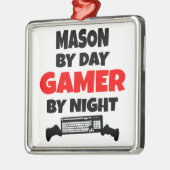 メイスン遊はビデオゲームを愛 メタルオーナメント (左)