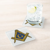 メイスン ガラスコースター (アングル)