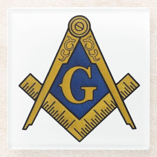 メイスン ガラスコースター (正面)