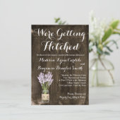 メイスン・ジャーが国の結婚式の招待状 招待状 (スタンド正面)