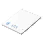 メイスン・ジャーのホタルパーソナライズされたス ノートパッド (回転)