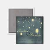 メイスン・ジャース夏の夜デートを除く マグネット (正面/裏面)