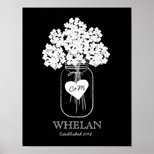 メイスン・ジャー家が結婚ポスターを立てた ポスター (正面)