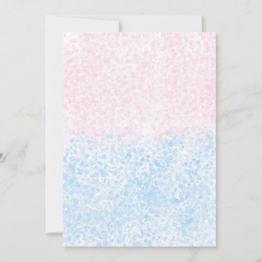 メイスン・ジャー彼または彼女が赤ちゃんのシャワーInviを明らかにする 招待状 (裏面)