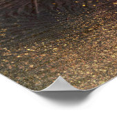 メイスン・ジャー素朴ラ結婚イトの歓迎サイン ポスター (角)