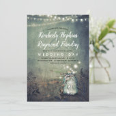 メイスン・ジャー・ライト |ガーデ素朴ン |夕べ結婚ズ 招待状 (スタンド正面)