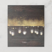 メイスン・ジャー・ラ素朴イ結婚ッツ プレイスカード (外部開封)