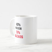 メイスン・バダス コーヒーマグカップ (正面左)