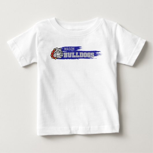 メイスン・ブルドッグ#6 ベビーTシャツ (正面)