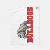 メイスン・ブルドッグ#8 フリースブランケット (正面)