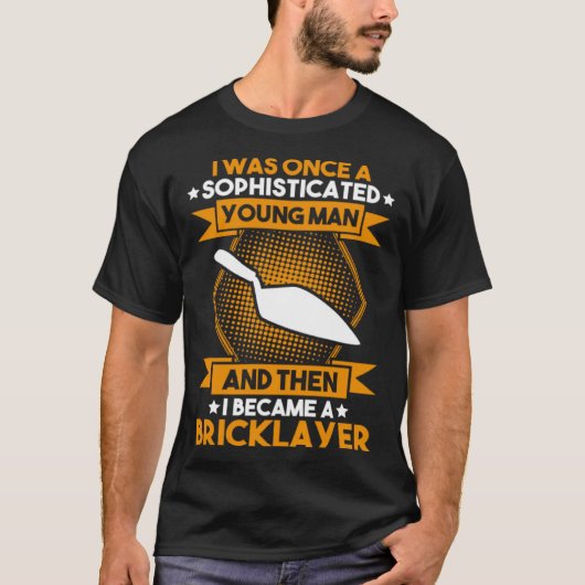メイスン・ヤング・マン・ブリックレイヤ Tシャツ (正面)
