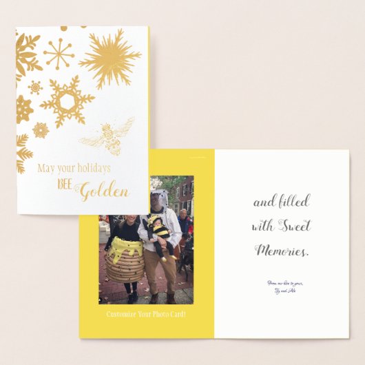 メイズホリデーズビーゴールデン |フォトカード 箔カード (ディスプレー)