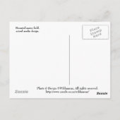 メイズ幽霊のよく出るフィールドはがき ポストカード (裏面)