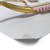 メイセン八角形茶ポット, c.1718 ポスター (角)