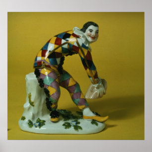 メイセン姿ハーレクイン, c.1750 ポスター