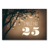 メイソお洒落ンのjarとstringのライティングテーブル番号 テーブルナンバー (裏面)