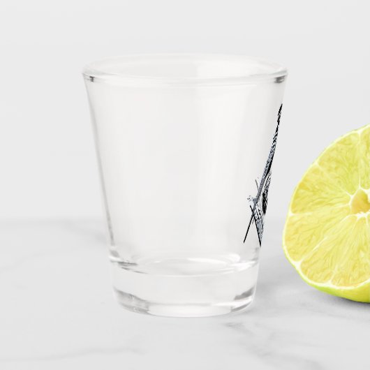 メイソニック·マインズ(銀色) ショットグラス (左)