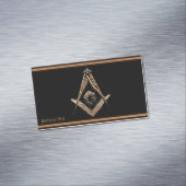メイソニック·マインズ(黄金色) マグネット名刺 (インサイチュ)