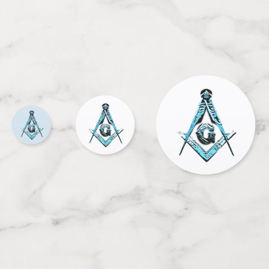 メイソニック·マインズ(BrightBlue) コンフェッティ (正面)