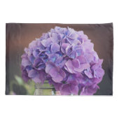 メイソンかわいらしジャーの写真に紫紫紫紫紫紫紫紫紫紫紫陽花 枕カバー (裏面)
