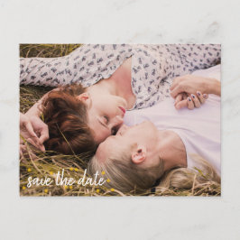 メイソンの瓶とホタル素朴の結婚式の日付を保存 案内ポストカード