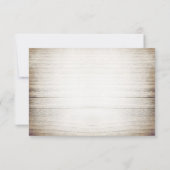 メイソンジャーとピンクの花の結婚式出欠確認カード 出欠カード (裏面)