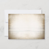 メイソンジャーとピンクの花の結婚式出欠確認カード 出欠カード (裏面)