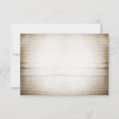 メイソンジャーと白い花の結婚式出欠確認カード 出欠カード (裏面)