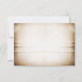 メイソンジャーと黄色と白の花の結婚式出欠確認カード 出欠カード (裏面)